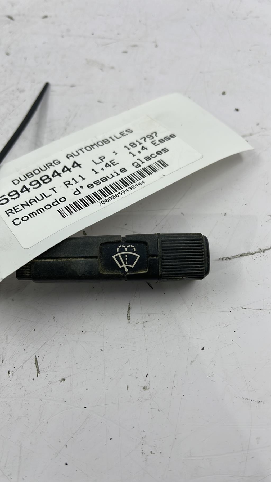 Commodo d'essuie glaces RENAULT R11 Essence - 1