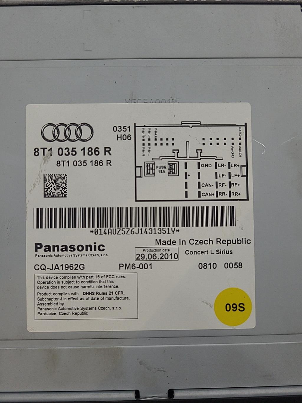 Autoradio originale AUDI A5 1 COUPE PHASE 1 Gasolina - 1