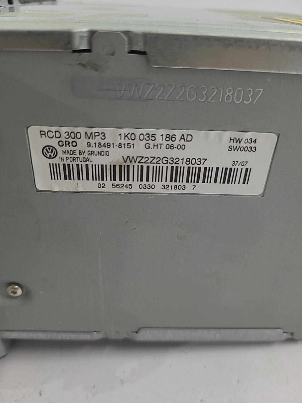 Autoradio originale VOLKSWAGEN GOLF 5 Diésel - 1