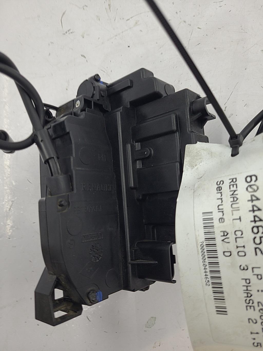 Serrure avant droit RENAULT CLIO 3 PHASE 2 Diesel - 1