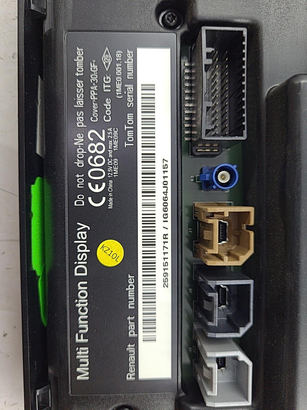 Ecran GPS RENAULT MEGANE 3 PHASE 2  - 1
