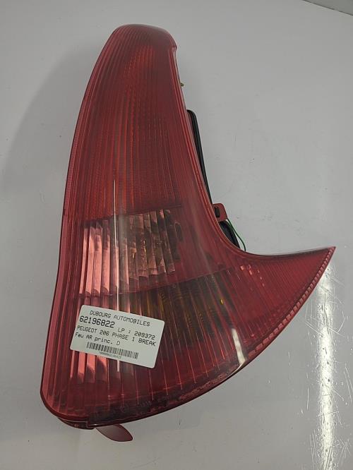 Image Feu arriere principal droit (feux) - PEUGEOT 206