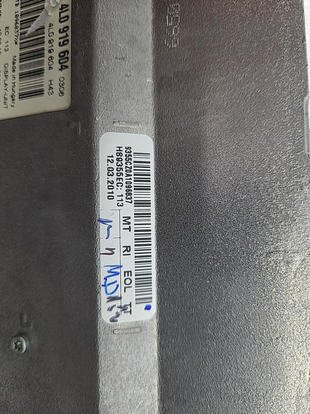 Ecran GPS AUDI A6 3 PHASE 2 Diesel - 1