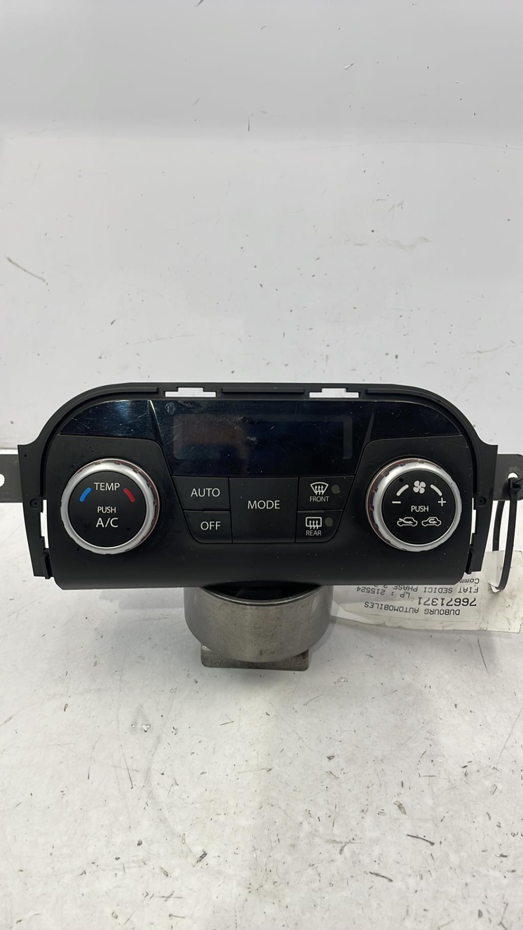 Commande chauffage FIAT SEDICI PHASE 2 Diesel - 1