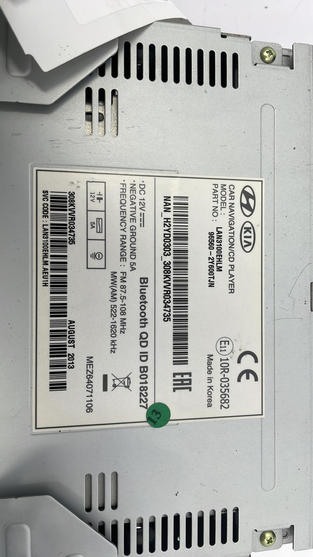 Autoradio originale HYUNDAI IX 35 PHASE 2 Diésel - 1