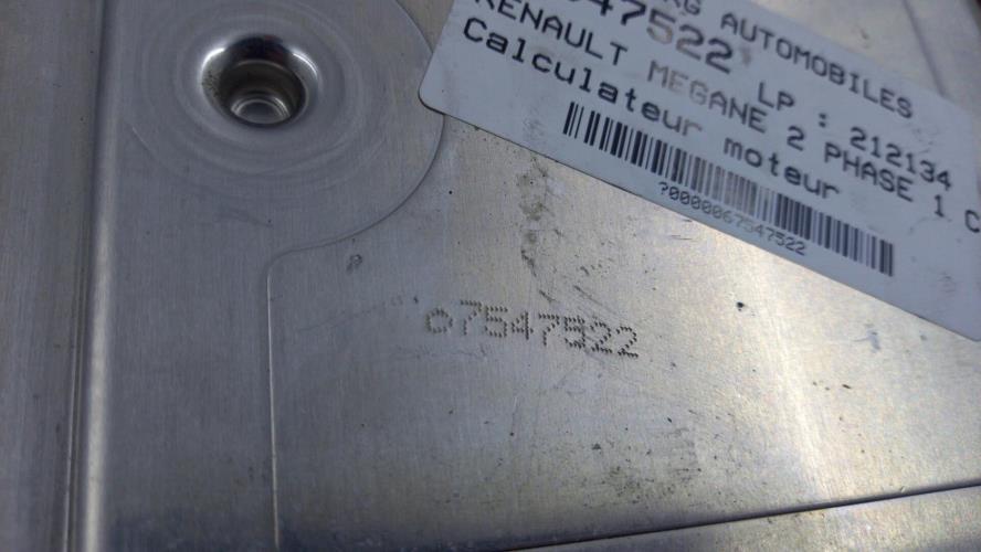 Image Calculateur moteur - RENAULT MEGANE 2