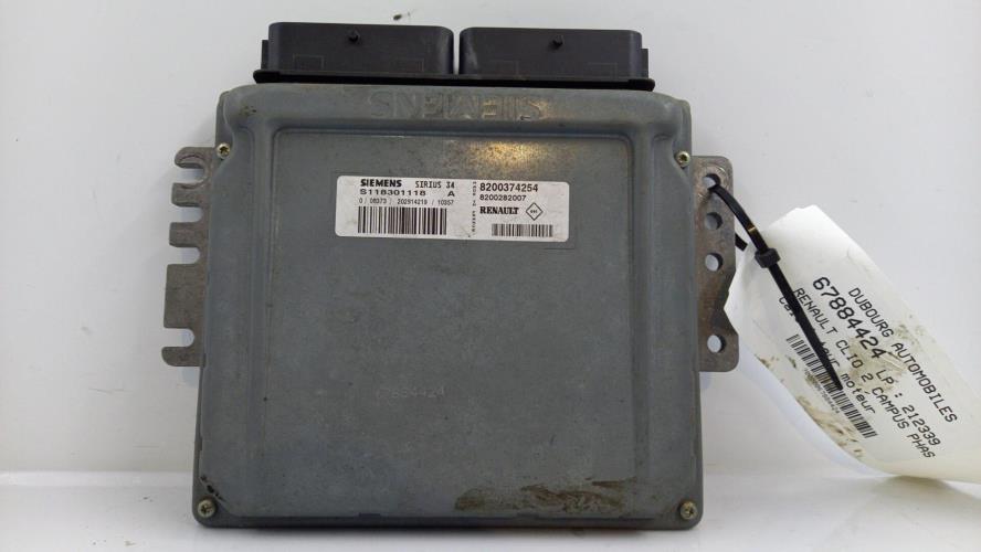 Image Calculateur moteur - RENAULT CLIO 2 CAMPUS