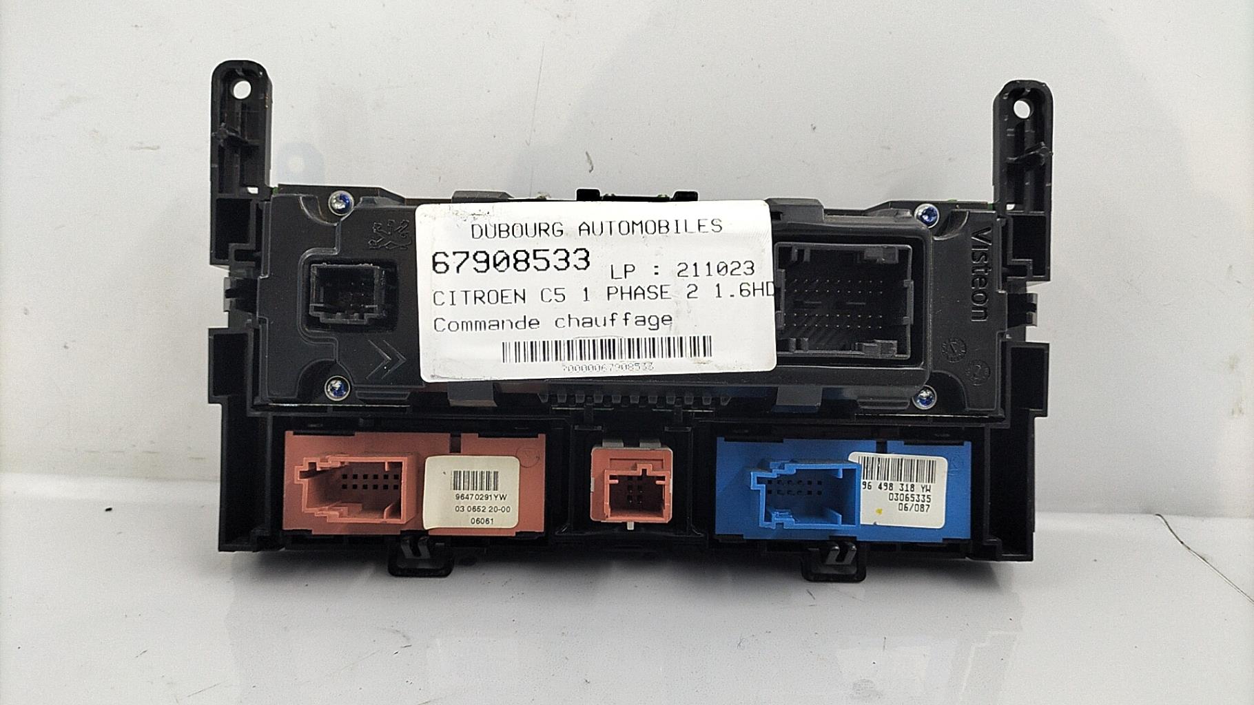 Commande chauffage CITROEN C5 1 PHASE 2 Diesel - 1