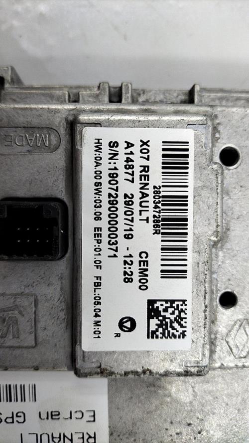Image Ecran GPS - RENAULT TWINGO 3