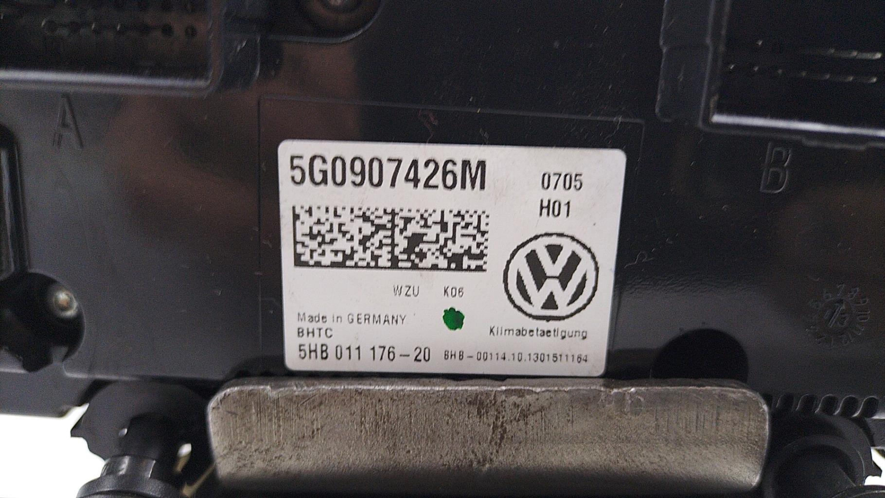 Commande chauffage VOLKSWAGEN GOLF 7 PHASE 1 Essence - 1