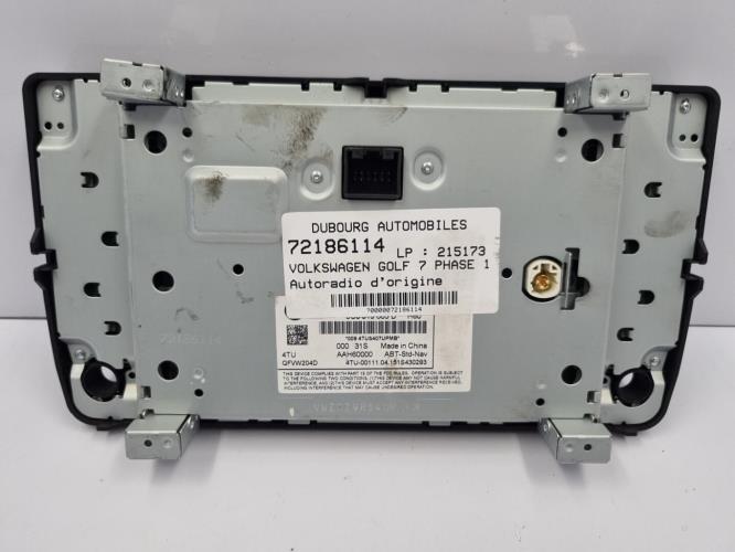 Image Autoradio d'origine - VOLKSWAGEN GOLF 7