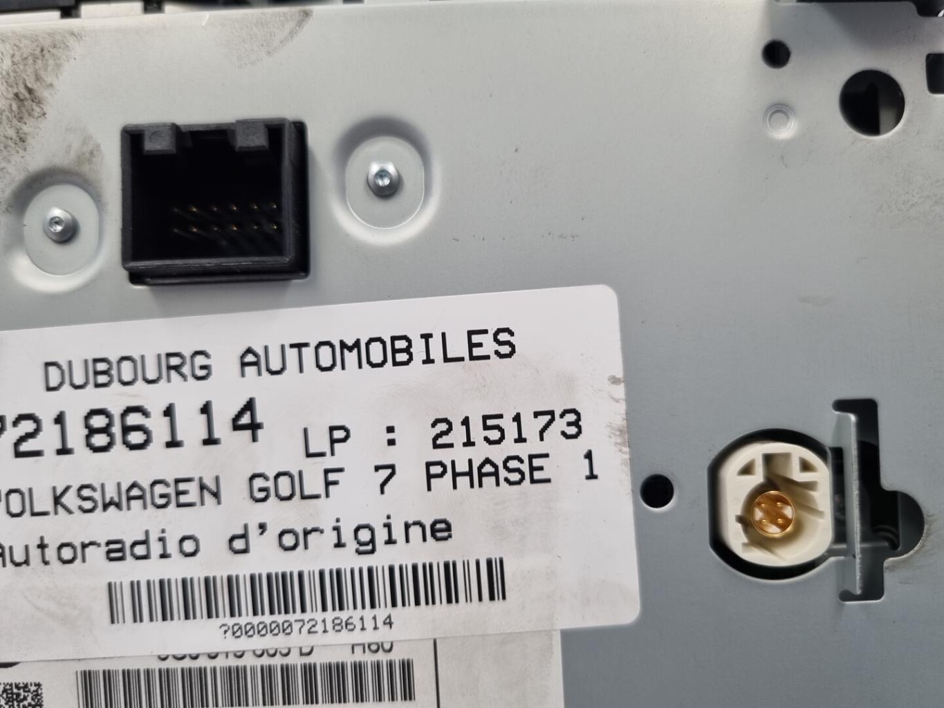 Autoradio originale VOLKSWAGEN GOLF 7 PHASE 1 Diésel - 1