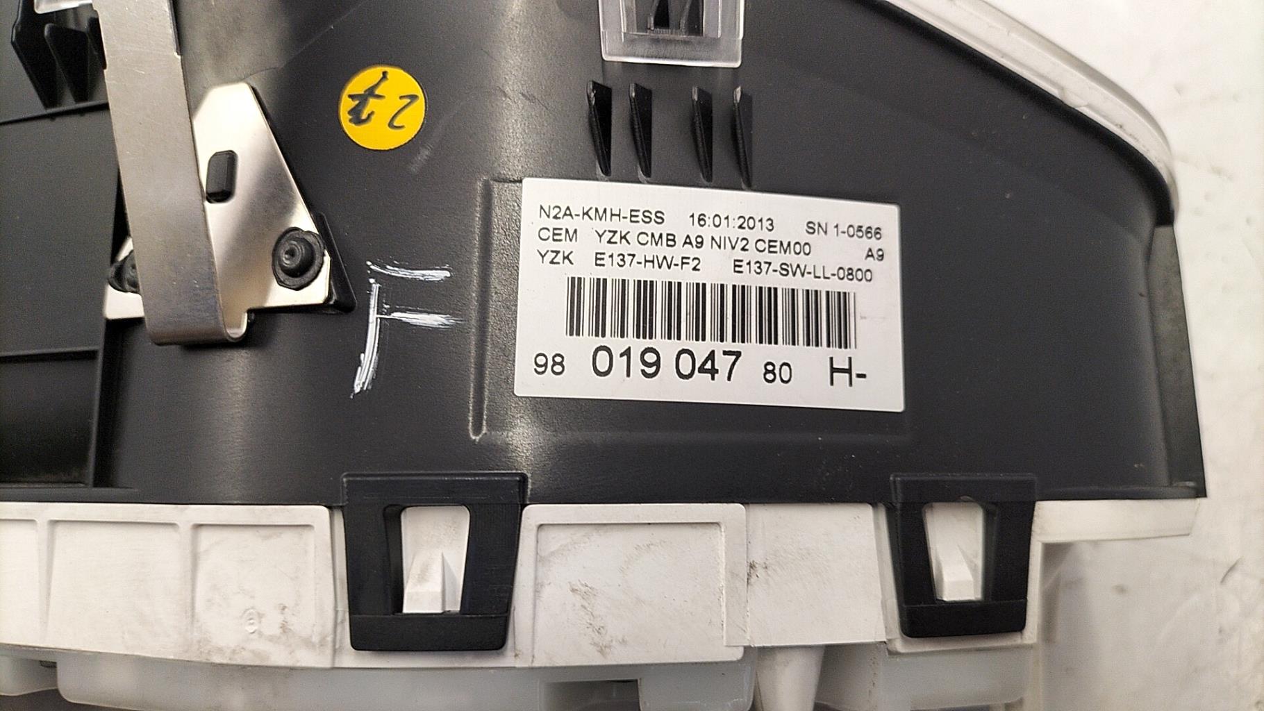 Tachimetro PEUGEOT 208 1 PHASE 1 Gasolina - 1