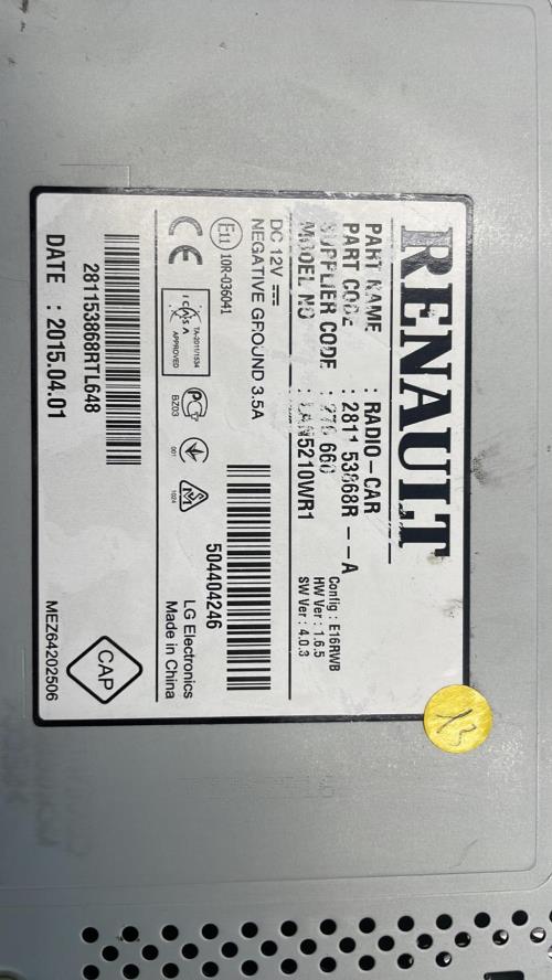 Image Ecran GPS - RENAULT CLIO 4