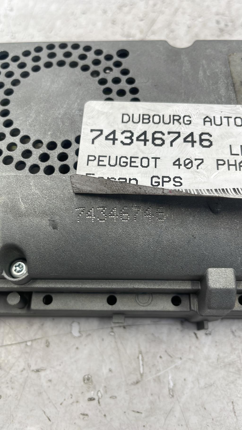 Ecran GPS PEUGEOT 407 PHASE 1 BREAK Diesel - 1