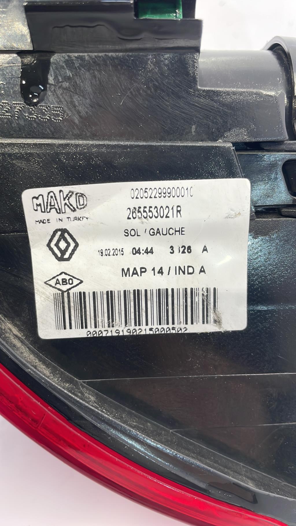 Fanale posteriore principale sinistro (luci) RENAULT CLIO 4 PHASE 1 Diésel - 1