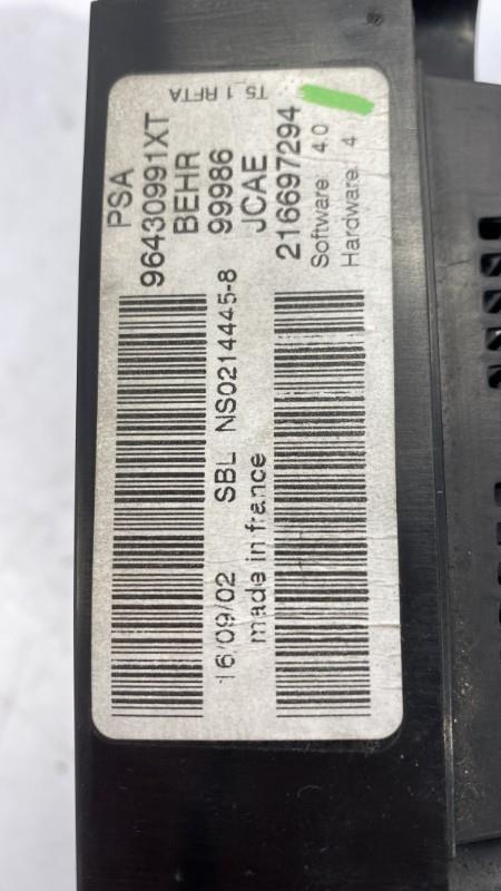 Commande chauffage PEUGEOT 307 PHASE 1 BREAK Essence - 1