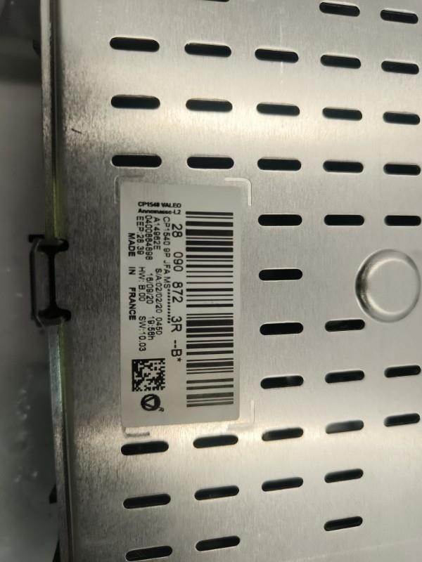Ecran GPS RENAULT SCENIC 4 Essence - 1