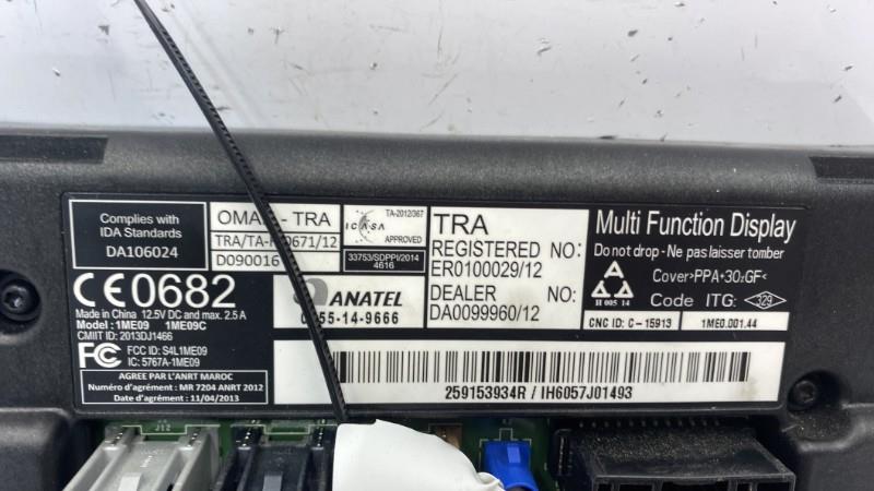 Ecran GPS RENAULT ZOE Electricité - 1