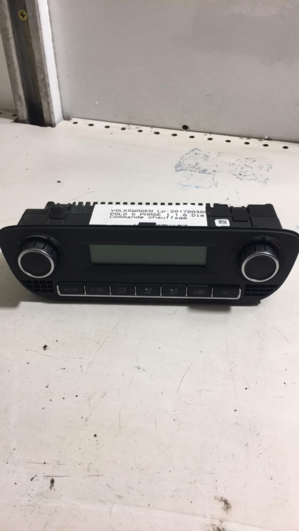 Commande chauffage VOLKSWAGEN POLO 5 PHASE 1 Diesel - 1
