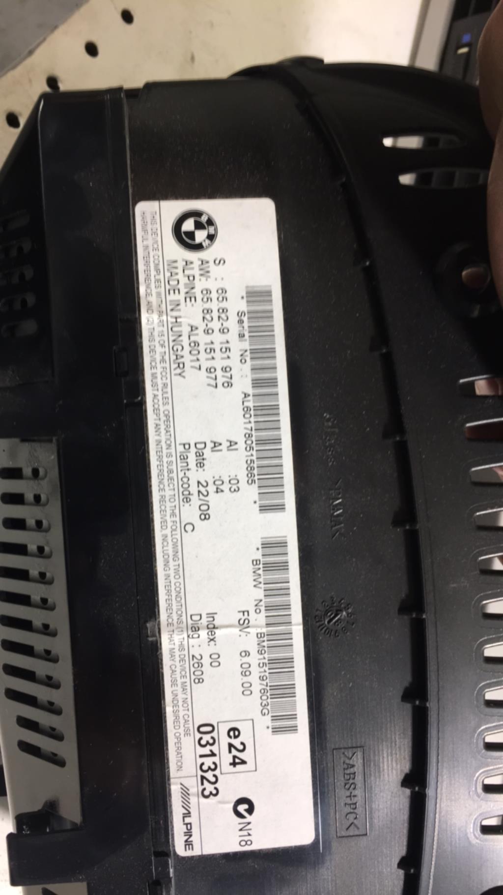 Ecran GPS BMW SERIE 3 E91 TOURING PHASE 1 BREAK Diesel - 1