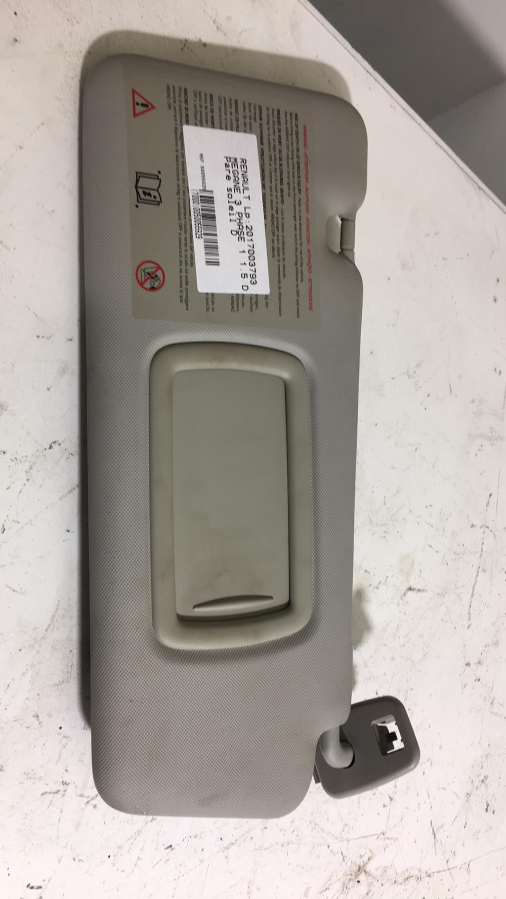 Pare soleil droit RENAULT MEGANE 3 PHASE 1 Diesel - 1