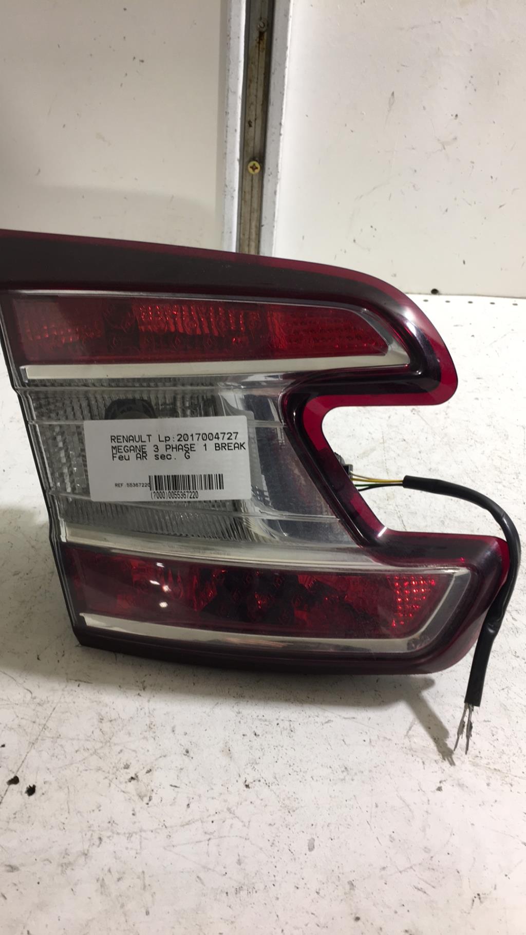 Feu arriere secondaire gauche (feux) RENAULT MEGANE 3 PHASE 1 BREAK Diesel - 1