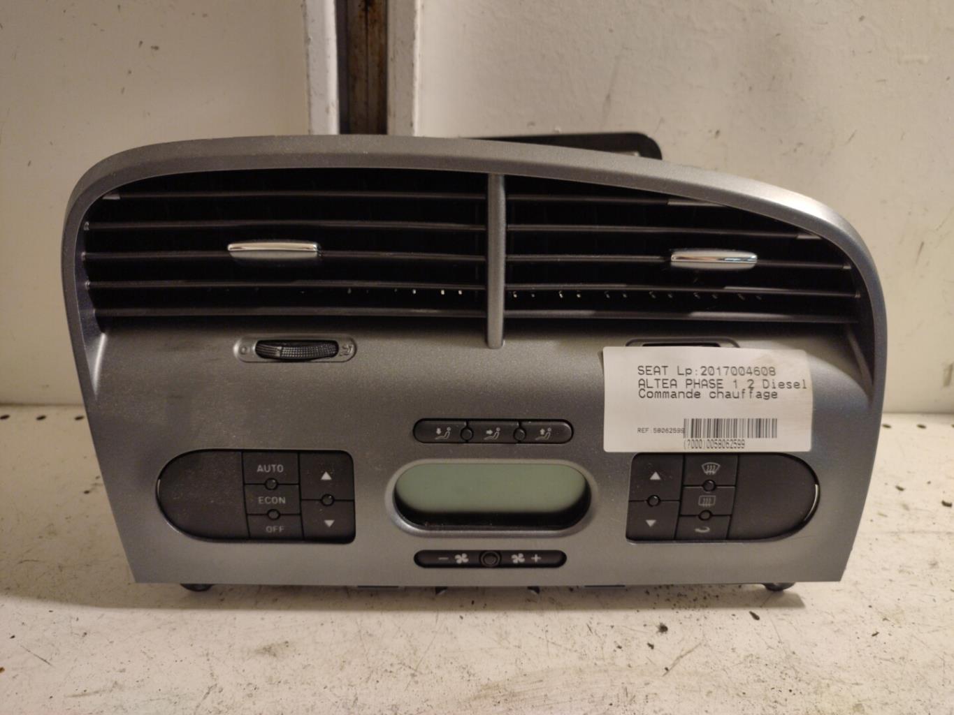 Commande chauffage SEAT ALTEA PHASE 1 Diesel - 1
