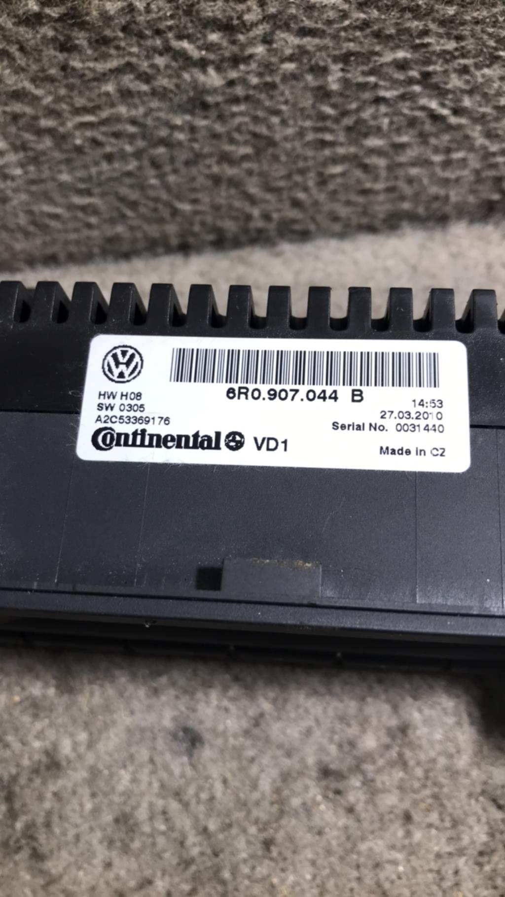 Commande chauffage VOLKSWAGEN POLO 5 PHASE 1 Diesel - 1