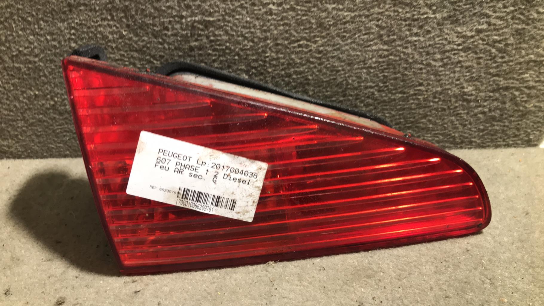 Feu arriere secondaire gauche (feux) PEUGEOT 607 PHASE 1 Diesel - 1