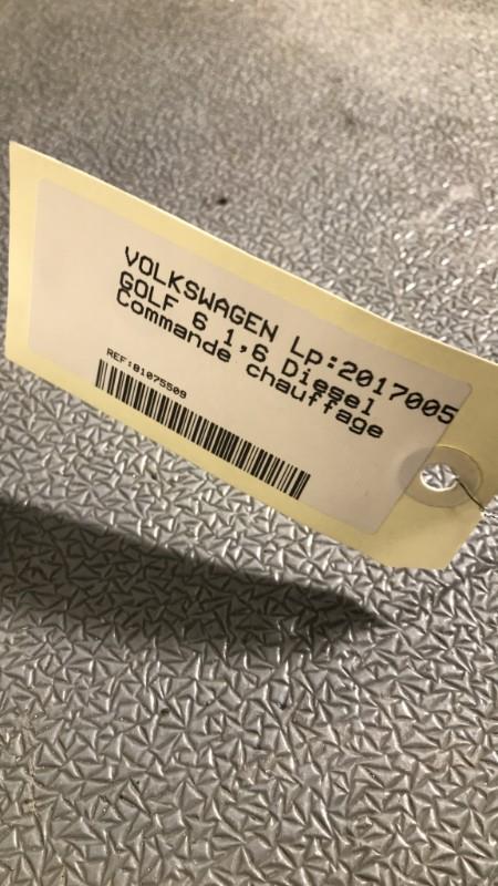 Commande chauffage VOLKSWAGEN GOLF 6 Diesel - 1