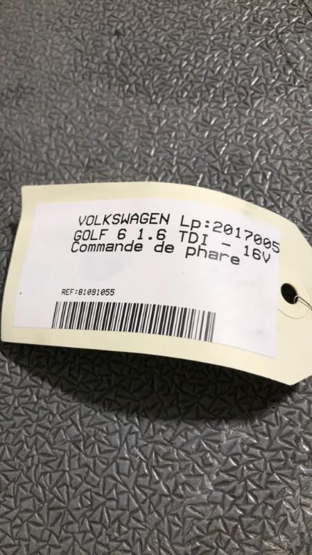 Commande de phare VOLKSWAGEN GOLF 6 Diesel - 1