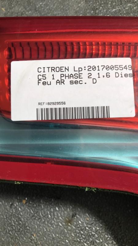 Feu arriere secondaire droit (feux) CITROEN C5 1 PHASE 2 Diesel - 1
