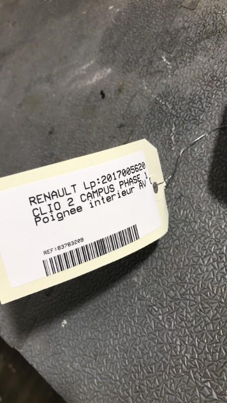 Poignee interieur avant gauche RENAULT CLIO 2 CAMPUS PHASE 1 Diesel - 1