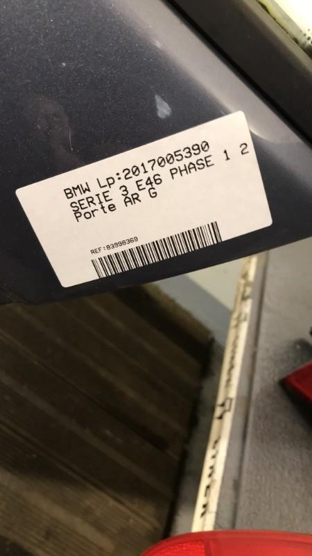 Porte arriere gauche BMW SERIE 3 E46 PHASE 1 Diesel - 1