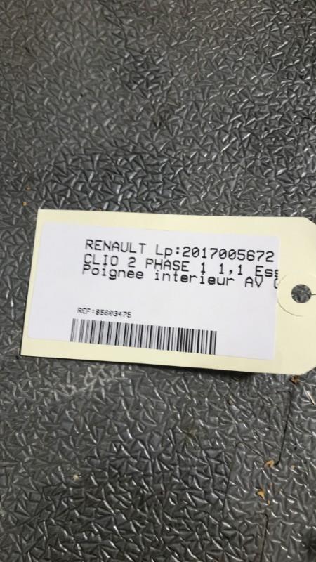 Poignee interieur avant gauche RENAULT CLIO 2 PHASE 1 Essence - 1