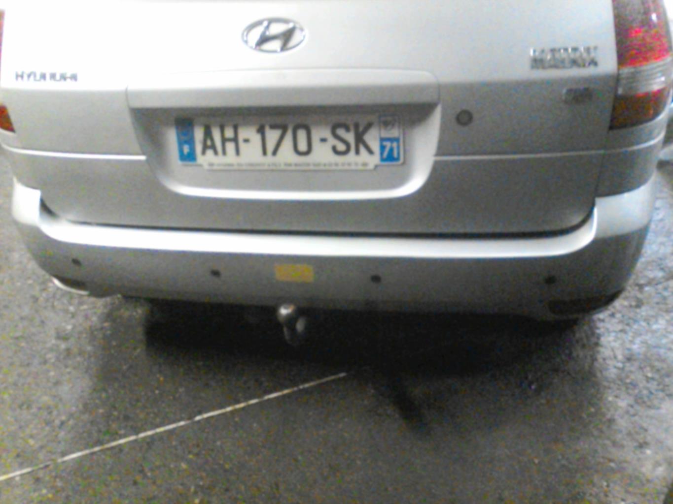 Pare choc arriere HYUNDAI MATRIX PHASE 2 Diesel - 1
