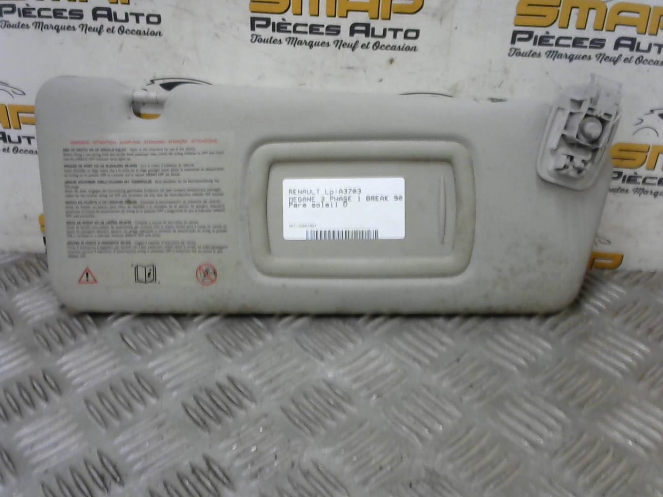 Visiera parasole destra PEUGEOT 308 1 PHASE 2 CABRIOLET Gasolina - 1
