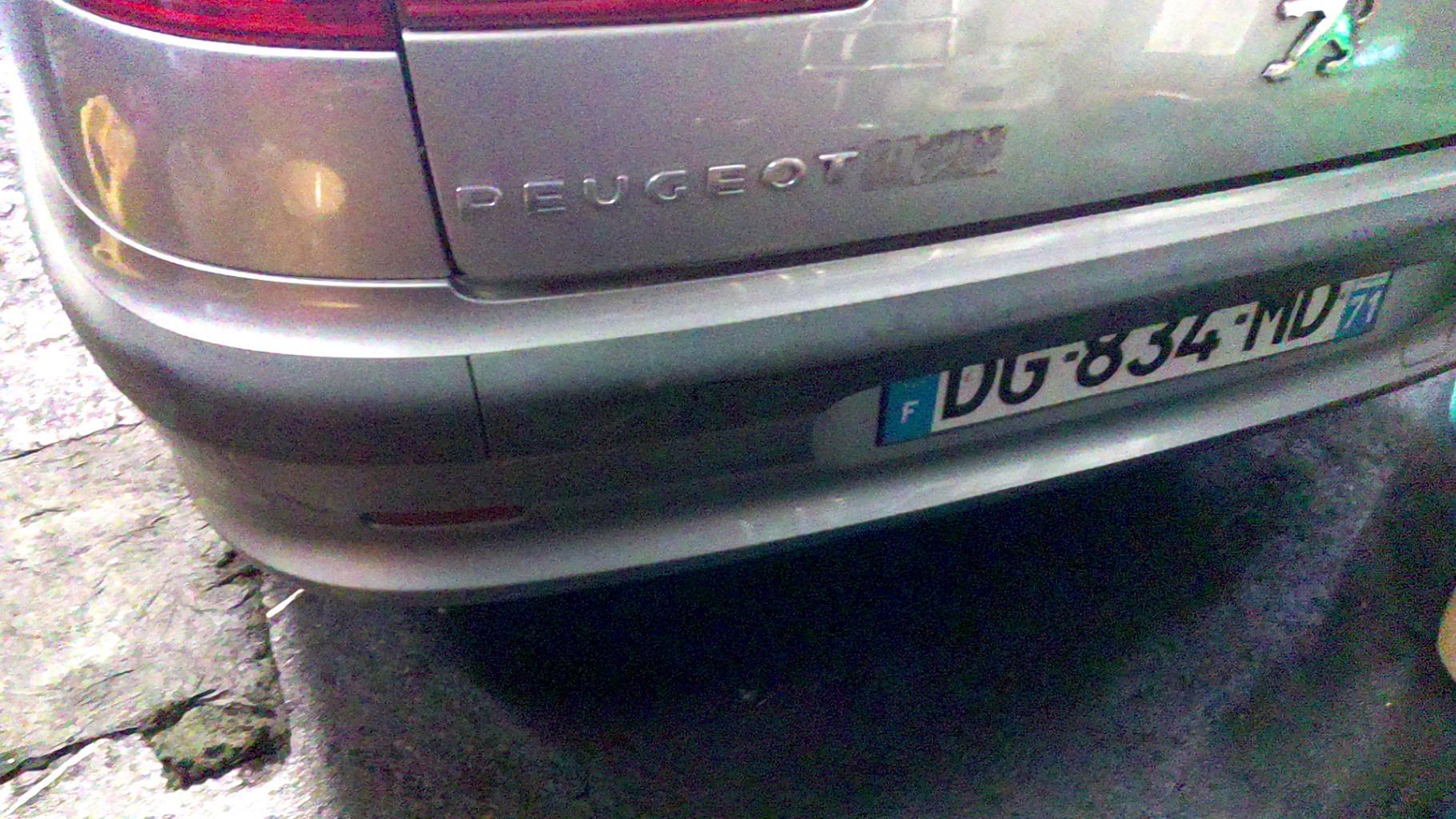 Pare choc arriere PEUGEOT 607 PHASE 1 Diesel - 1