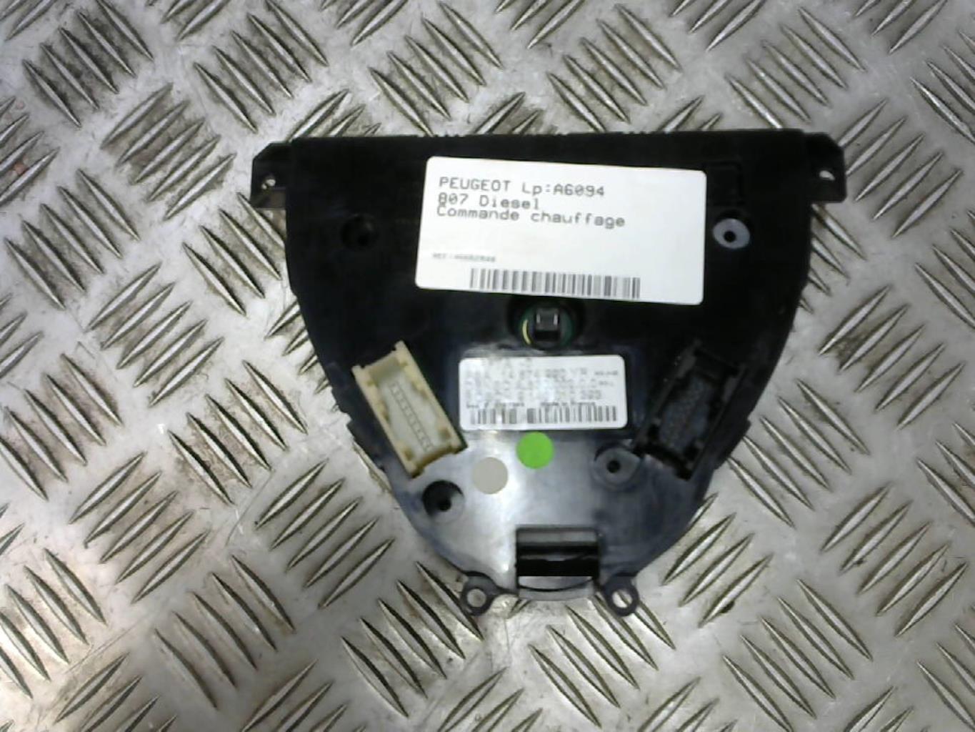 Commande chauffage PEUGEOT 807 Diesel - 1