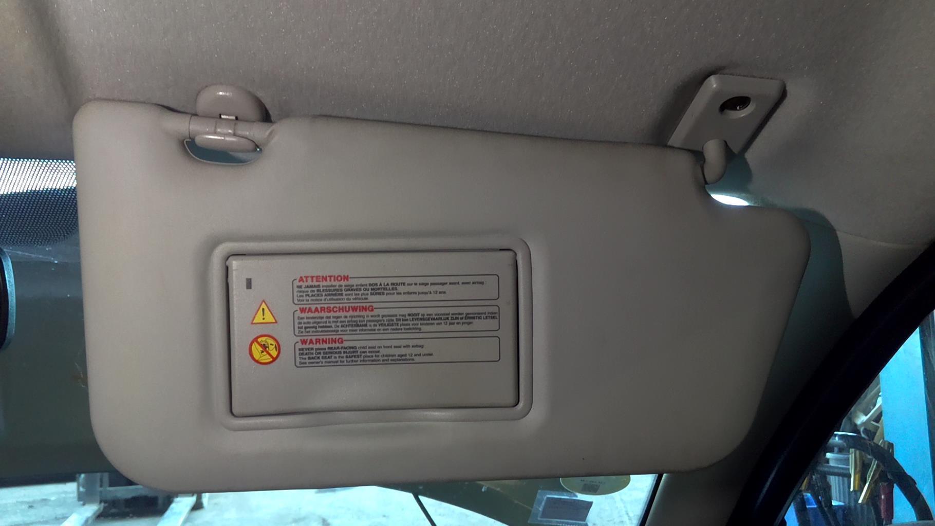 Visiera parasole destra NISSAN MICRA 3 PHASE 2 Gasolina - 1