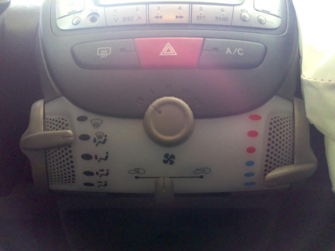 Commande chauffage CITROEN C1 1 PHASE 2 Essence - 1