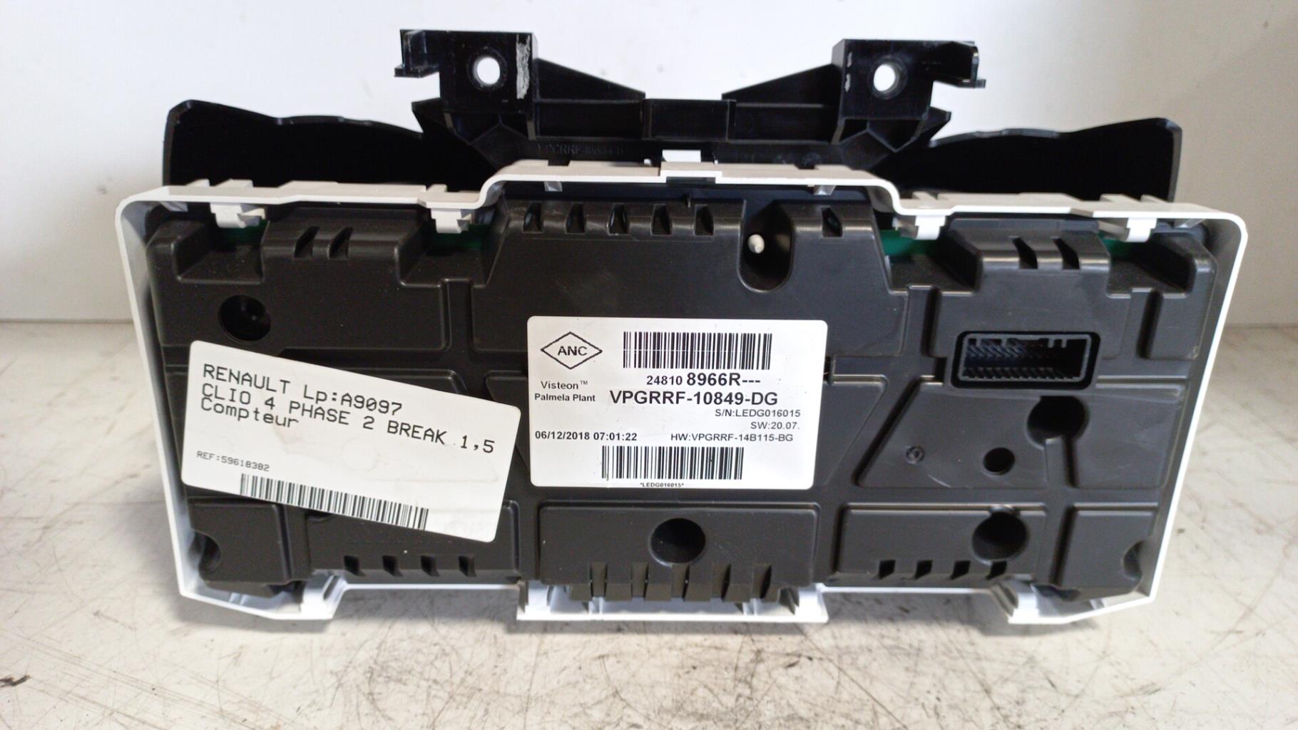 Compteur RENAULT CLIO 4 PHASE 2 BREAK Diesel - 1