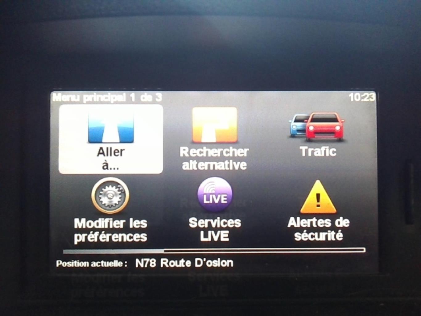 Ecran GPS RENAULT LAGUNA 3 PHASE 2 BREAK Diesel - 1