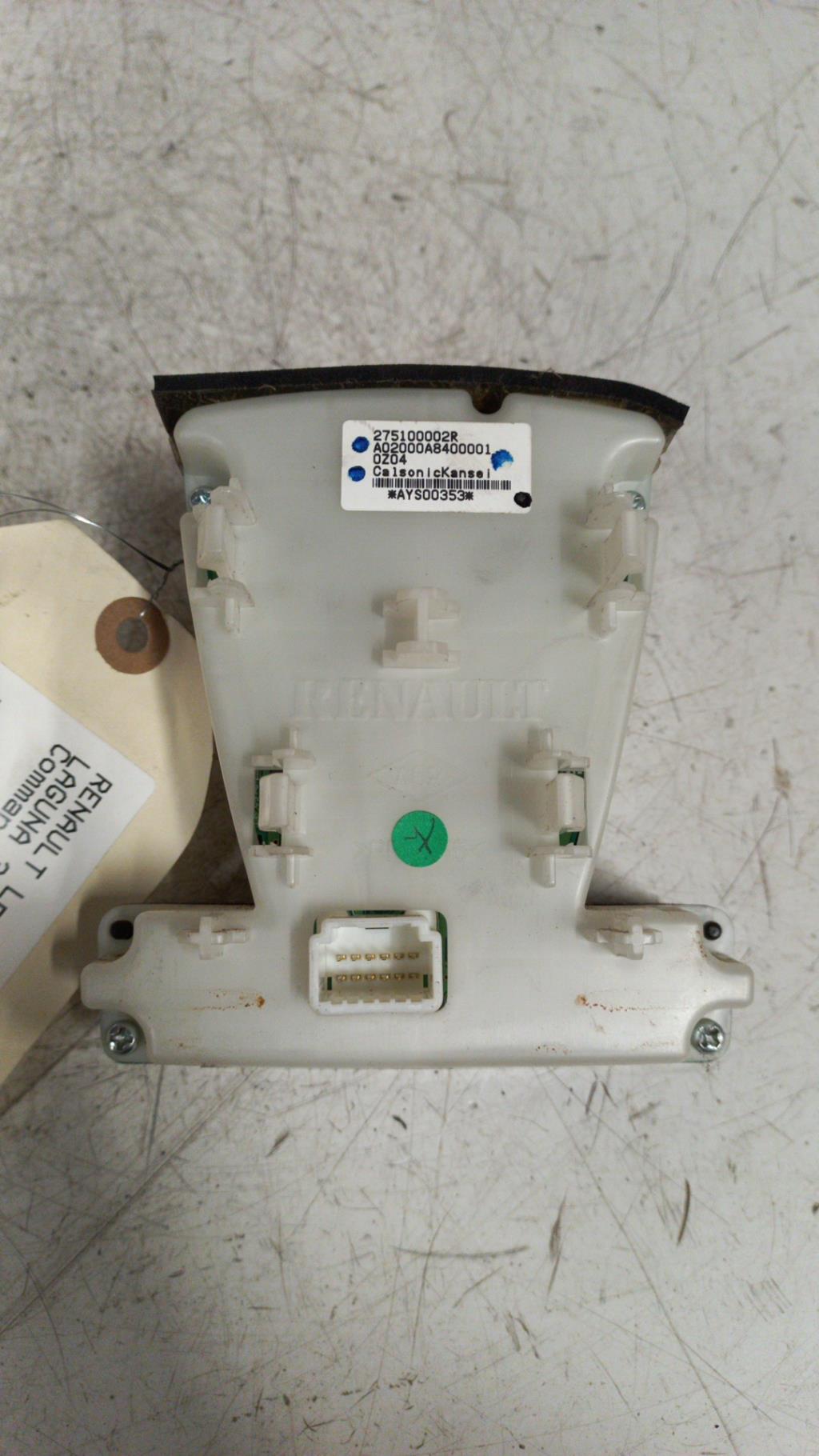 Commande chauffage RENAULT LAGUNA 3 PHASE 2 BREAK Diesel - 1