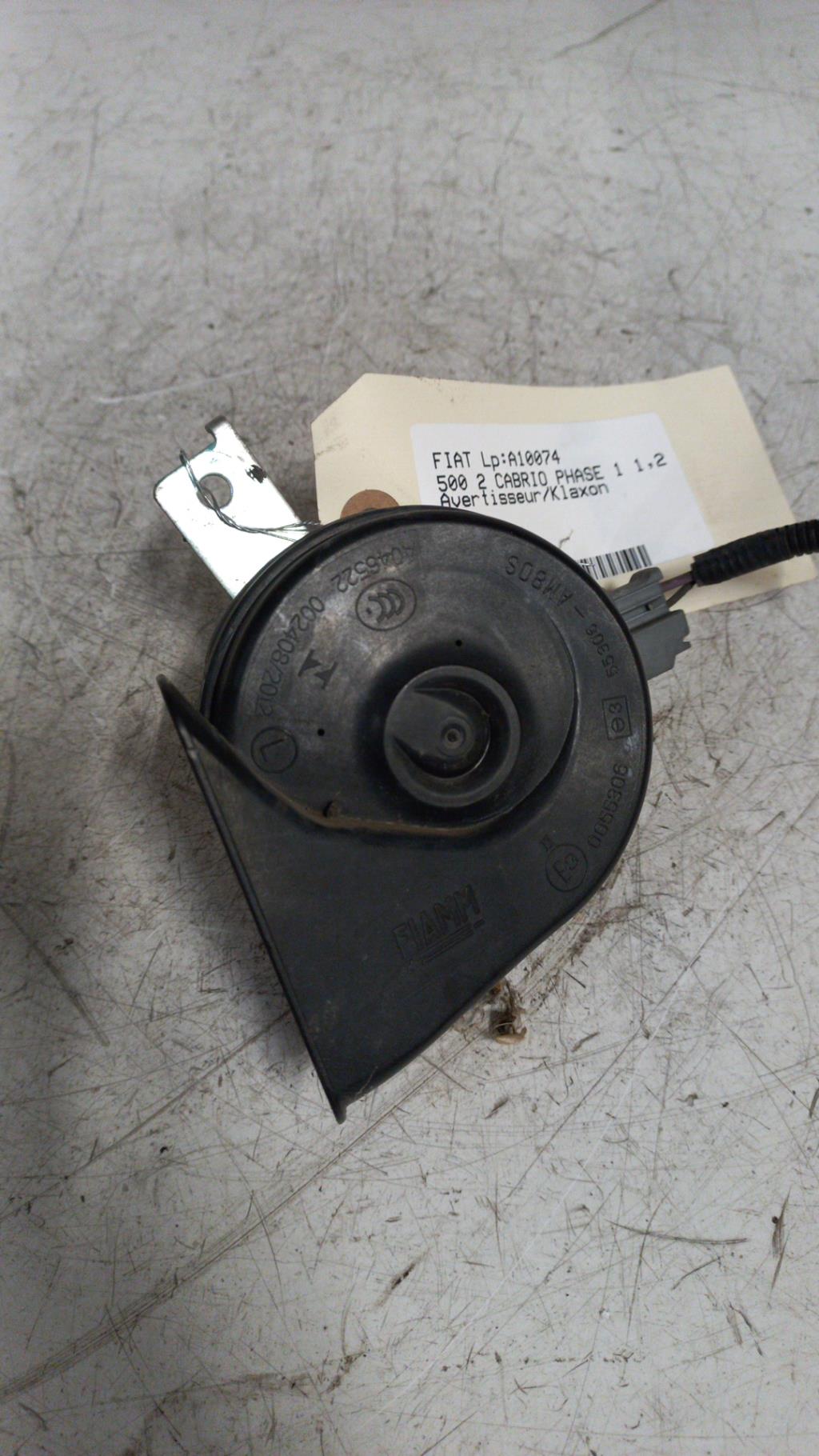 Tromba/Clacson FIAT 500 2 CABRIO PHASE 1 Gasolina - 1