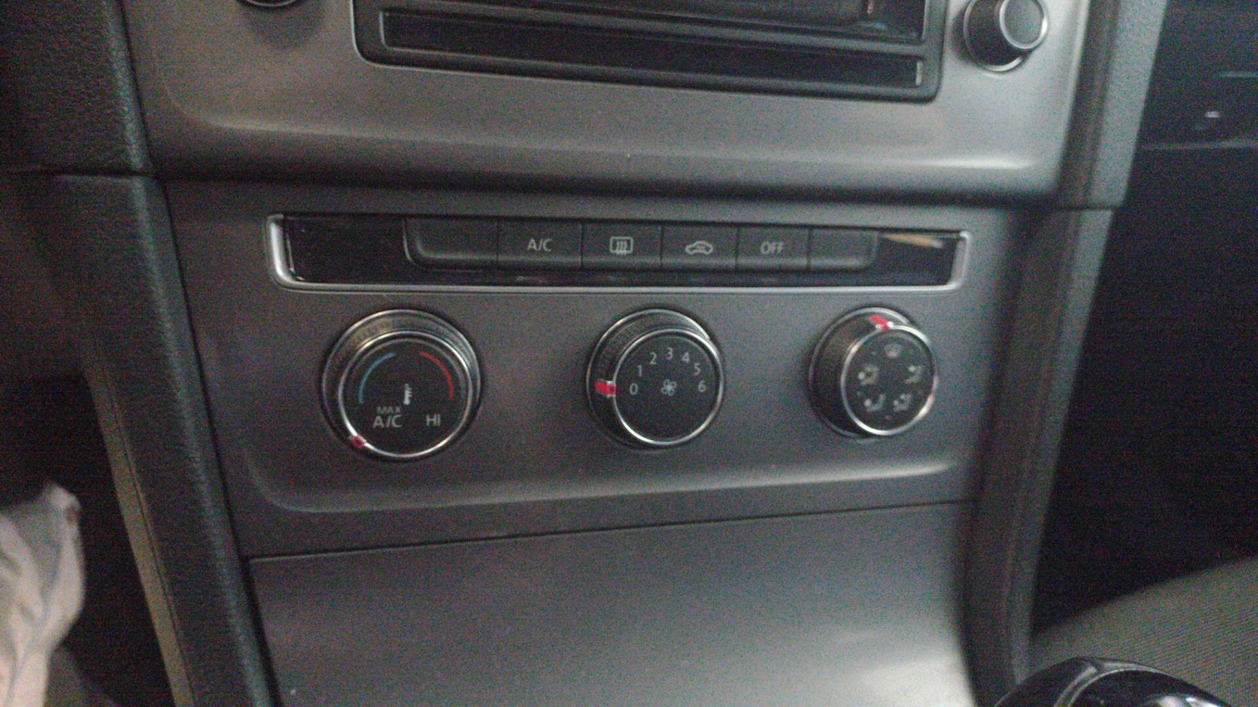 Commande chauffage VOLKSWAGEN GOLF 7 PHASE 1  - 1