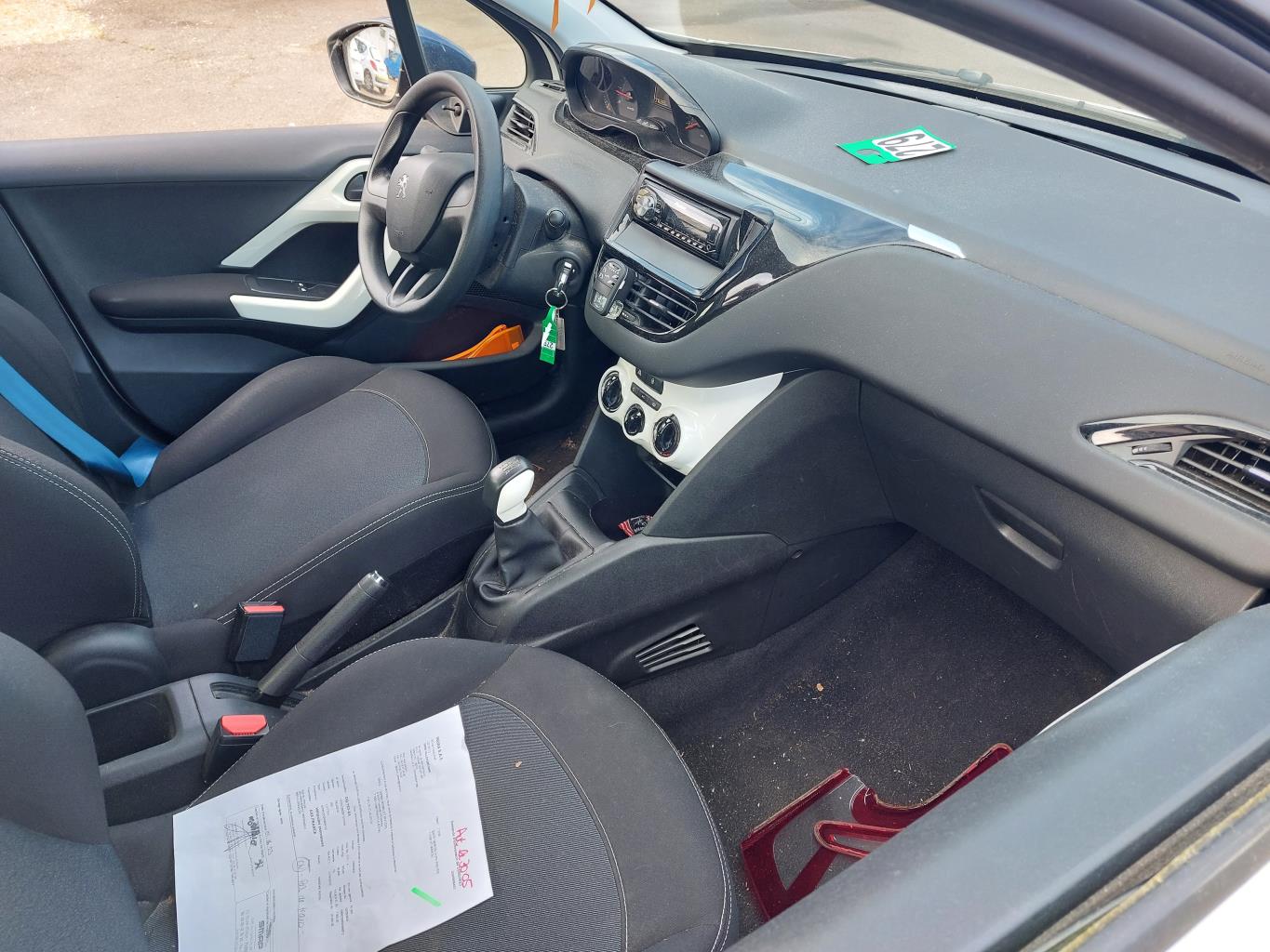 Cintura di sicurezza posteriore destra PEUGEOT 208 1 PHASE 1 Gasolina - 1