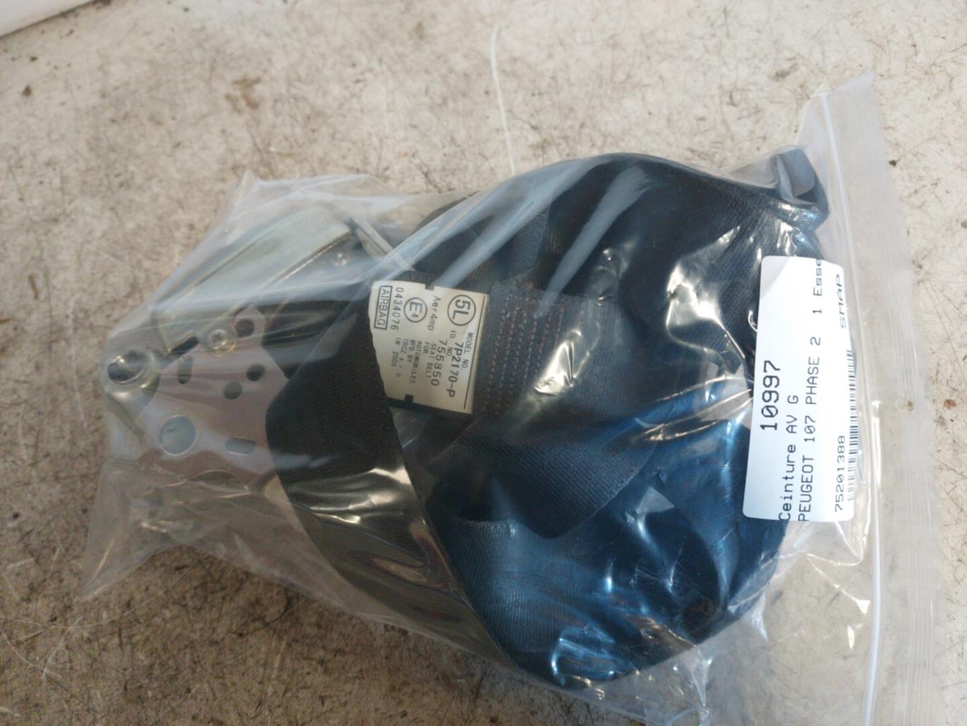 Cintura di sicurezza anteriore sinistra PEUGEOT 107 PHASE 2 Gasolina - 1