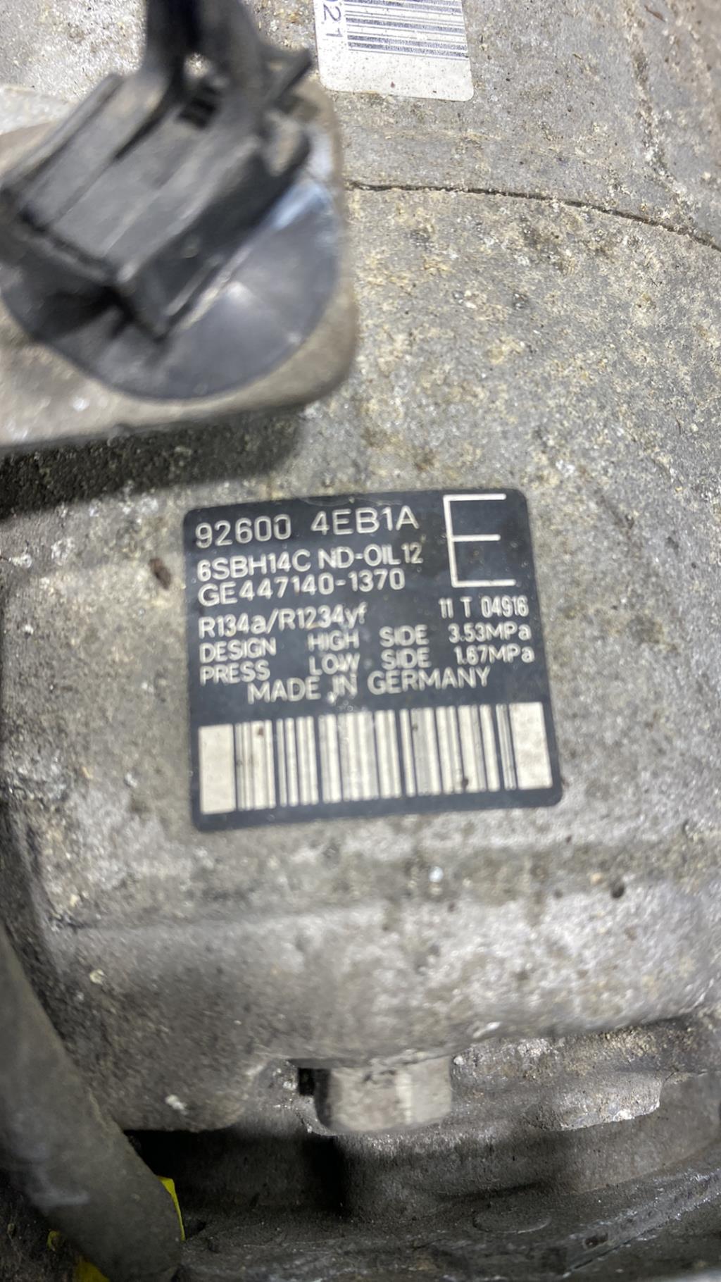 Compresseur clim NISSAN QASHQAI 2 PHASE 1 Diesel - 1